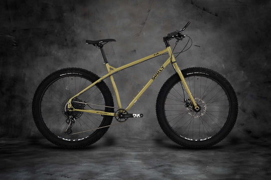 Surly ECR complete bike side view Tank Green color