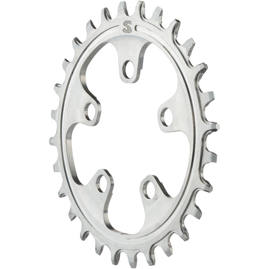 Surly Narrow Wide Chainring - Silver - three quarter view