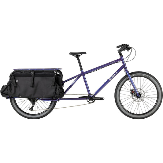 Surly Big Dummy cargo bike Bruised Ego Purple side view