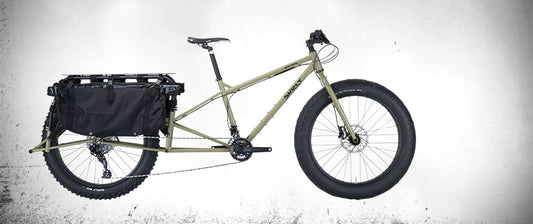 Surly Big Fat Dummy bike green color side view