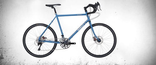 Surly Disc Trucker bike blue color side view