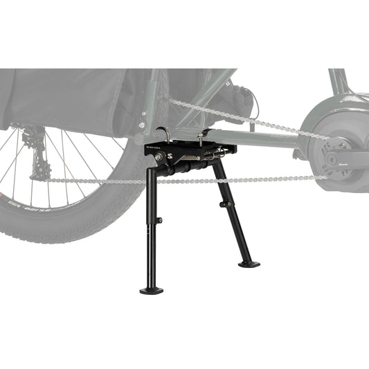 Surly Double Wide Kickstand mounted on Surly Big Easy on white background