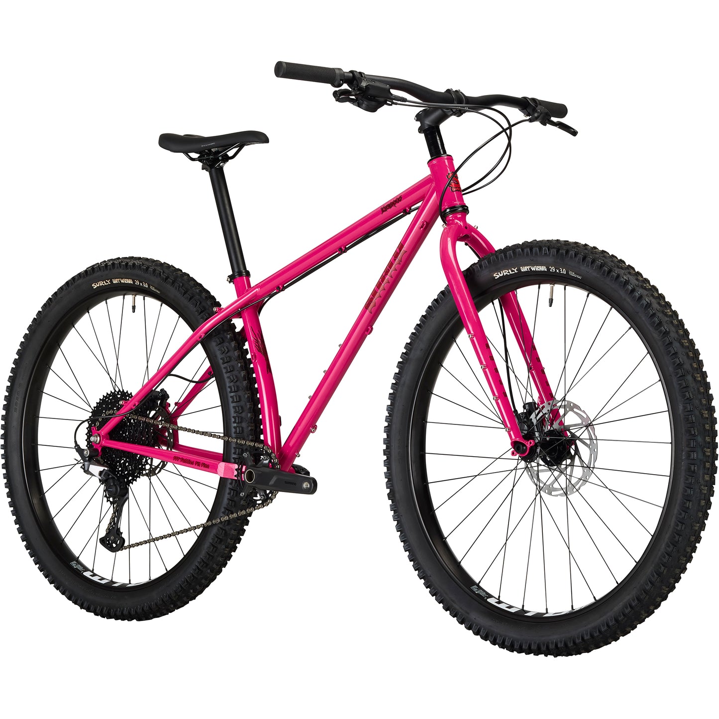 Surly Krampus Bike Prickly Pear color front three-quarter view