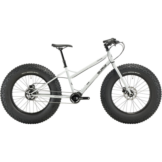 Surly Moonlander v2 Fat Bike Lunar Dust Gray side view