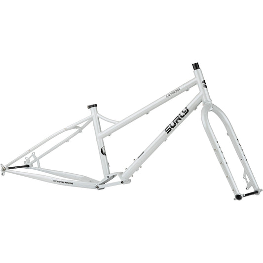 Surly Moonlander v2 Frameset Lunar Dust Gray side view