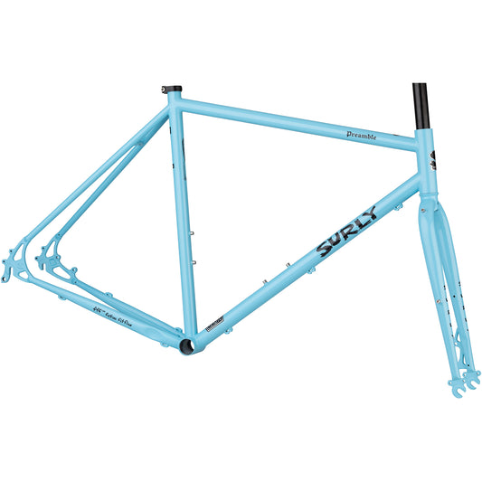 Surly Preamble Frameset Skyrim Blue side view