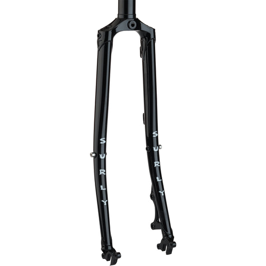Surly Straggler Fork 650b Black color front three-quarter view