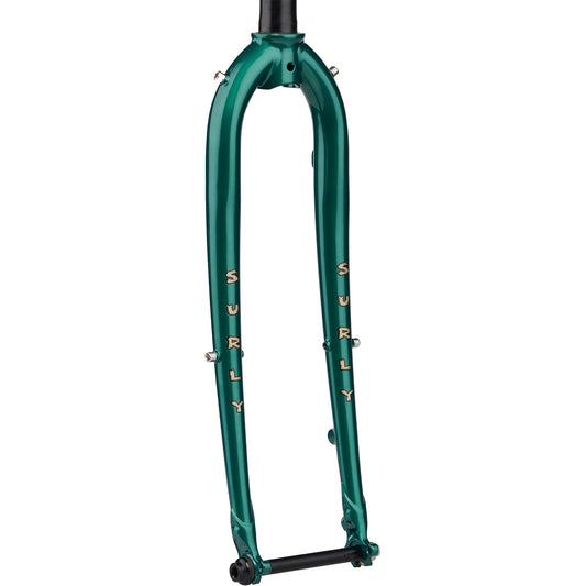 Surly Straggler Thru-Axle Fork in Subtropic Algae color on white background