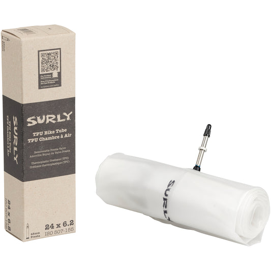 Surly TPU Tube 24 x 6.2" tube and tube packaging