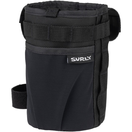 Surly Dugout Bag - Black - Front view