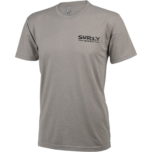 Surly Ultimate Frisbee Tshirt - Men's, Grey, Front